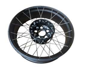 NEW ORI BMW K46 2015-2018 REAR BLACK SPOKE WHEEL